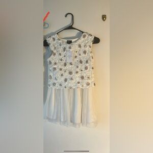 New NWT Girls Pink & Violet Top & Skirt 2-Piece Set